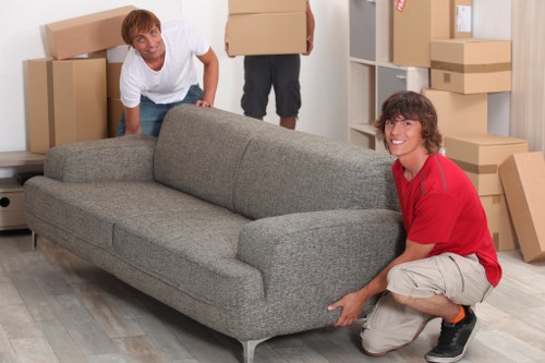 Team handling furniture removal