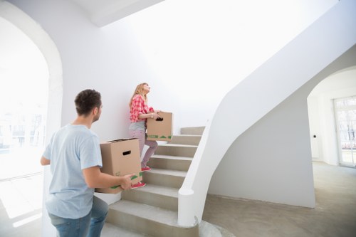 Efficient transportation with a removal truck